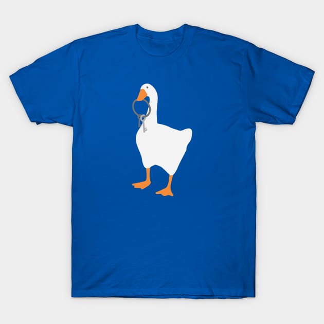 goose with keys T-Shirt by Vicener